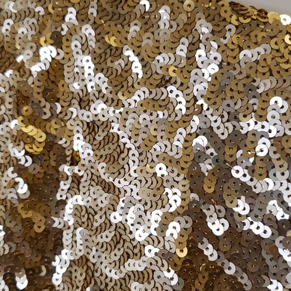 London Jean gold sequin jacket - Picture 5 of 7